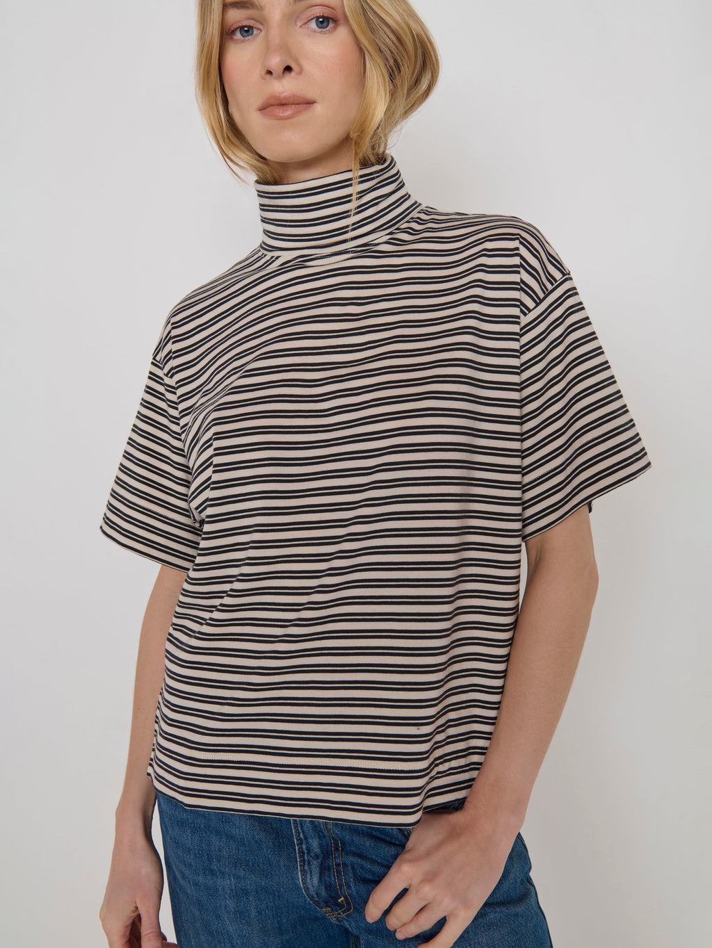 Vintage Yarn Dye Stripe Tee