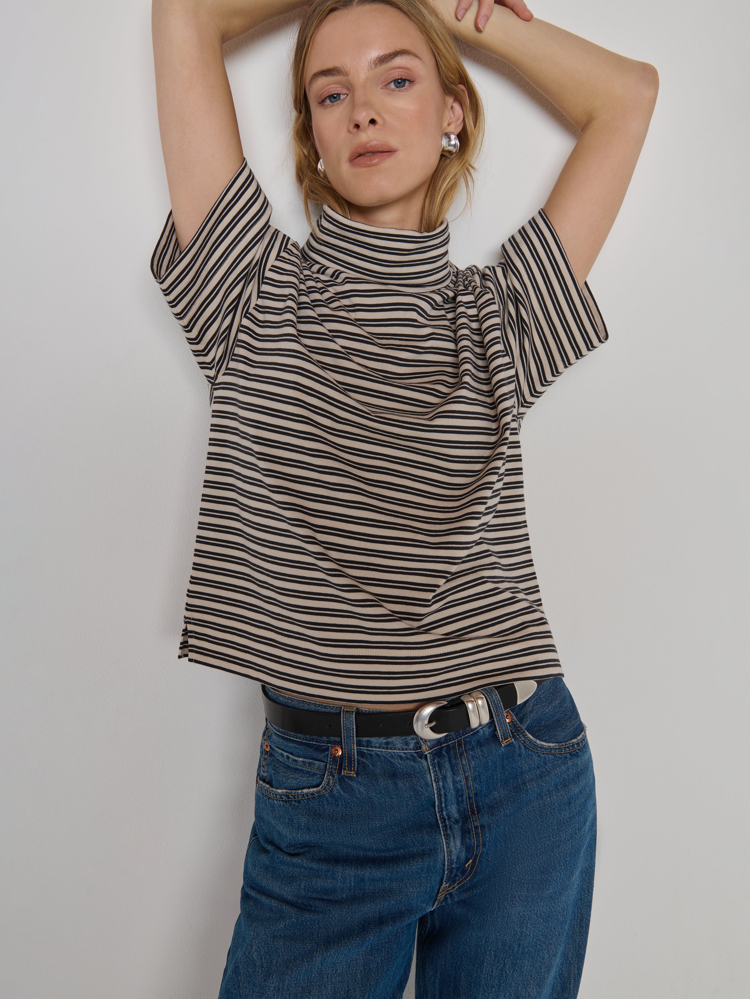 Vintage Yarn Dye Stripe Tee